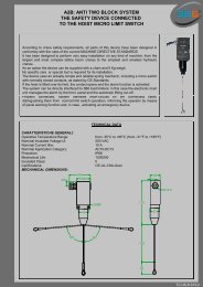 A2B: ANTI TWO BLOCK SYSTEM THE SAFETY DEVICE ... - 3b6.it