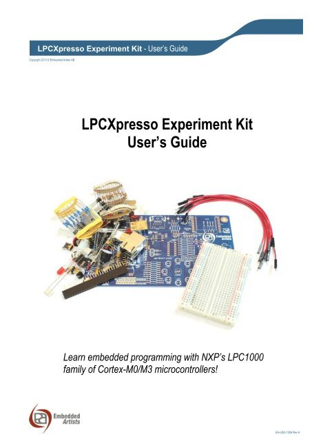 LPCXpresso Experiment Kit User's Guide - Embedded Artists