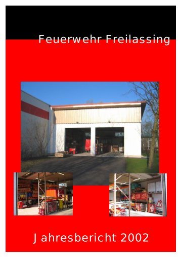 Feuerwehr Freilassing Jahresbericht 2002