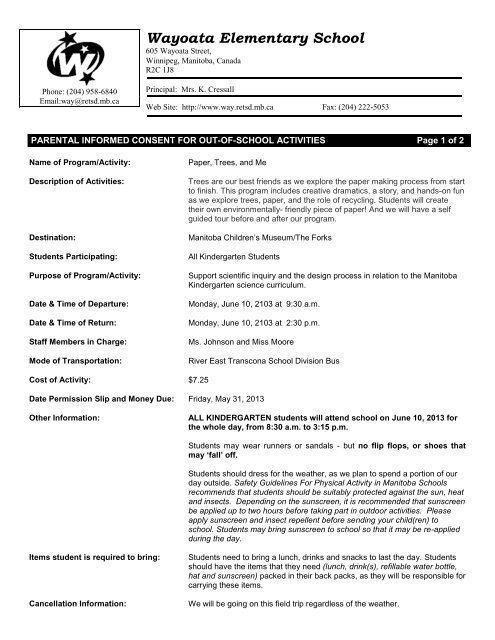 Childrens Museum Field Trip Kindergarten Students.pdf - Retsd.mb.ca