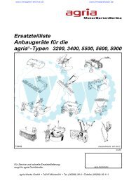 Ersatzteilliste AnbaugerÃƒÂ¤te fÃƒÂ¼r die agria - WÃƒÂ¶lfnitzer Werkzeugkiste ...