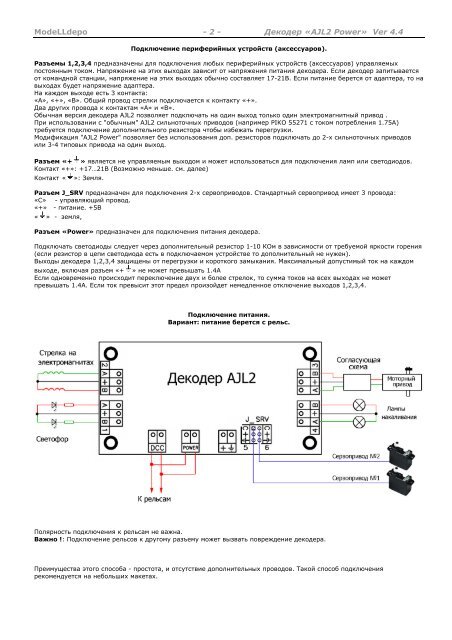 Скачать инструкцию V4.4 - Modelldepo.ru