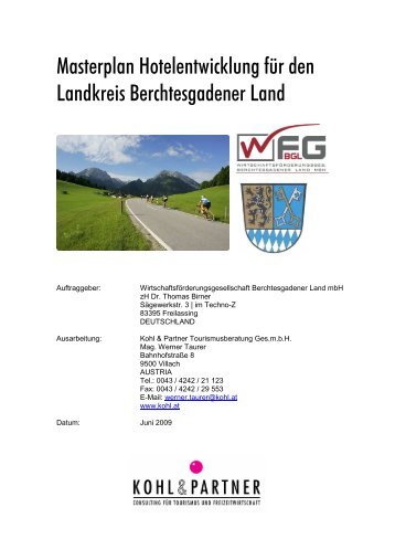 Masterplan Berchtesgadener Land 080609 - WFG-BGL