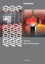 Heraeus Nitro Technologies - Katalysatoren