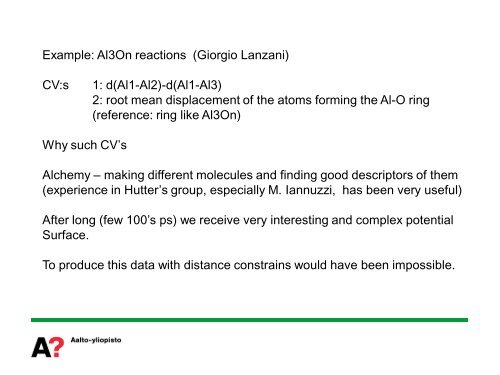 Ab initio molecular dynamics - Prace Training Portal