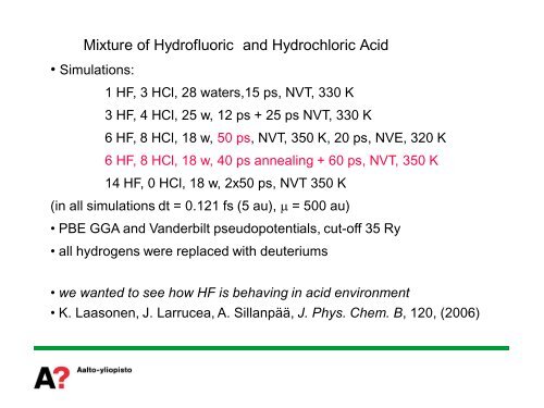 Ab initio molecular dynamics - Prace Training Portal