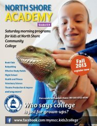 North Shore Academy Brochure - Community Education