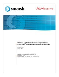 Smarsh WP - Early Case Assessment - ALM Events