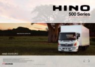 HINO 500 Series Catalog - hino global