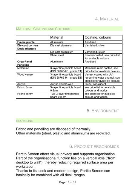 Partito Screen - Steelcase Village