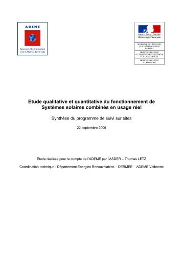 Etude qualitative et quantitative du fonctionnement de SystÃ¨mes ...