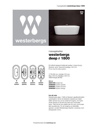 deep r 1800 - Westerbergs