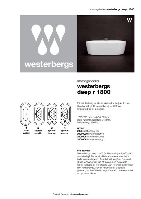 deep r 1800 - Westerbergs