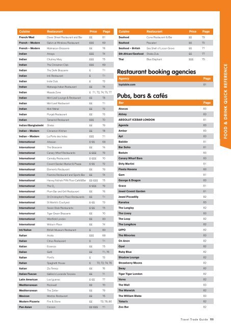 TRAVEL TRADE GUIDE 2011 - London & Partners