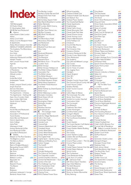 TRAVEL TRADE GUIDE 2011 - London & Partners