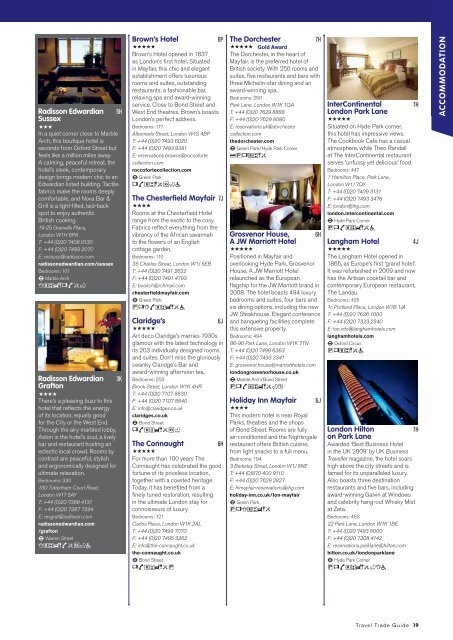 TRAVEL TRADE GUIDE 2011 - London & Partners