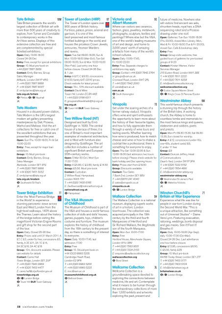 TRAVEL TRADE GUIDE 2011 - London & Partners