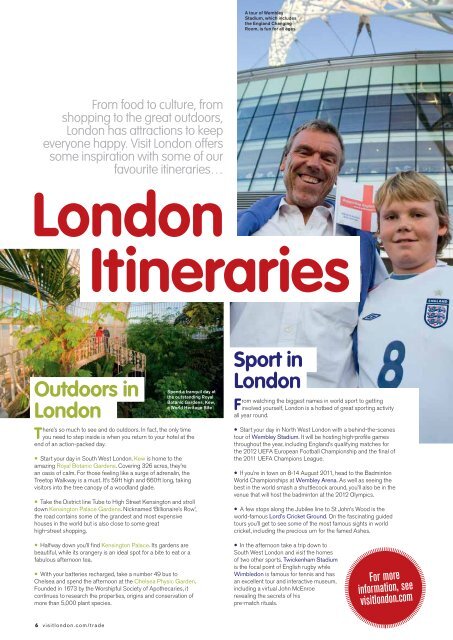 TRAVEL TRADE GUIDE 2011 - London & Partners