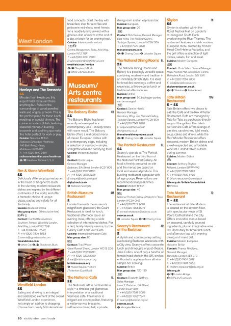 TRAVEL TRADE GUIDE 2011 - London & Partners