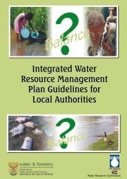 Integrated Water Resource Management Plan Guidelines for Local ...