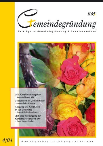 Komplette Zeitschrift als PDF - Konferenz für Gemeindegründung eV