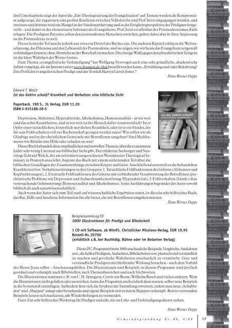 Komplette Zeitschrift als PDF - Konferenz für Gemeindegründung eV