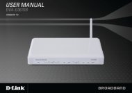 Table of Content D-Link DVA-G3670B User Manual 1