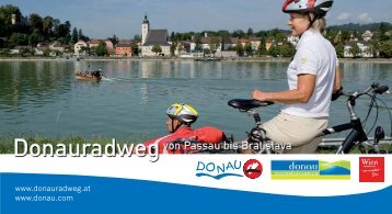 The Danube cycle path in Austria