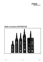 BoÃ®te Ã  boutons DST/DST.DZ - Demag Cranes & Components