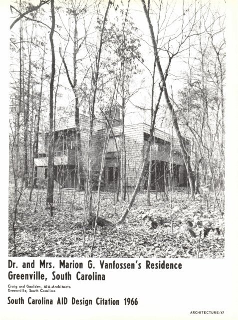 REVIEW OF ARCHITECTURE - Triangle Modernist Houses