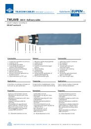 TWLAVB 500 V Refinery cable - kabelwerk eupen ag