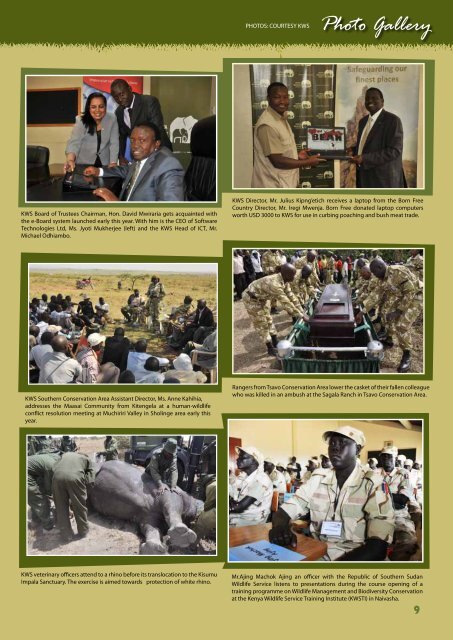 Porini Issue No.5 April-May 2012 - Kenya Wildlife Service