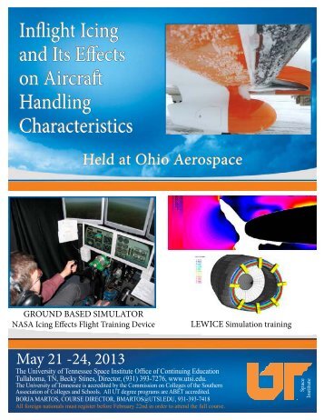 Inflight Icing and Its Effects on Aircraft Handling Characteristics ...