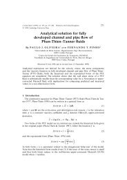 Analytical solution for fully developed channel and pipe flow of Phan ...