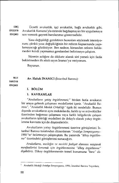 GÃ¶lgesinde YargÄ± Reformu Sempozyumu - TÃ¼rkiye Barolar BirliÄi ...