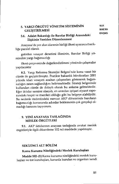 GÃ¶lgesinde YargÄ± Reformu Sempozyumu - TÃ¼rkiye Barolar BirliÄi ...