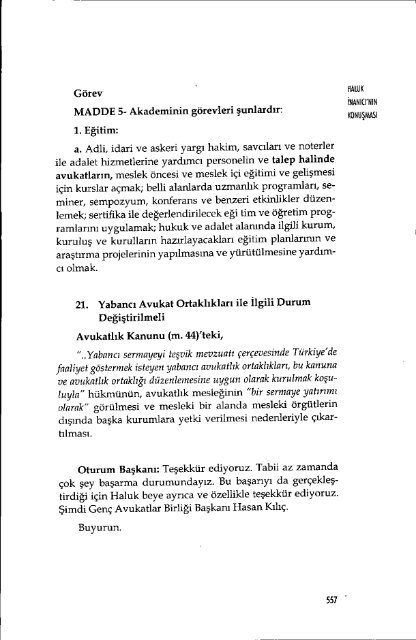 GÃ¶lgesinde YargÄ± Reformu Sempozyumu - TÃ¼rkiye Barolar BirliÄi ...