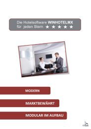 WINHOTELMX Leistungskomponenten - Hotelsoftware