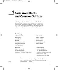 1Basic Word Roots and Common Suffixes