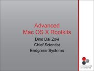 Advanced Mac OS X Rootkits.pdf - Reverse Engineering Mac OS X