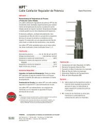 Cable Calefactor Regulador de Potencia - Thermon Manufacturing ...