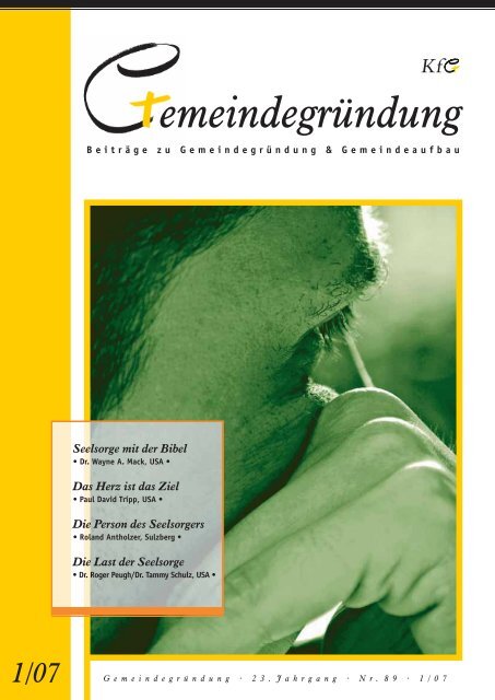 Komplette Zeitschrift als PDF Konferenz für Gemeindegründung eV