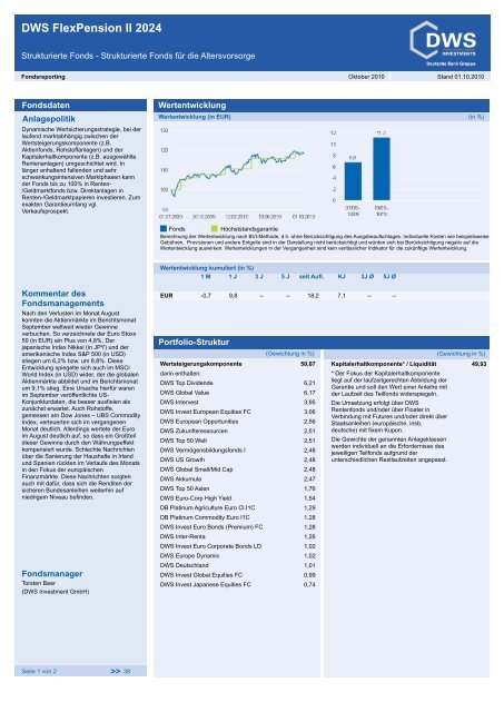  DWS FlexPension II 2024 - die Bayerische Illustration 