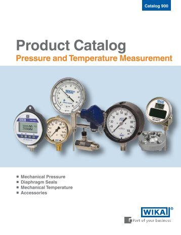 WIKA Catalog 900 - Precision Fitting & Gauge