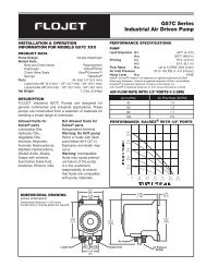 G57C Series Industrial Air Driven Pump