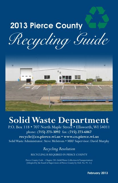 Recycling Guide - Pierce County