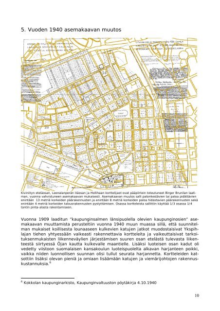 Kaavoituksen vaiheita - Kokkola