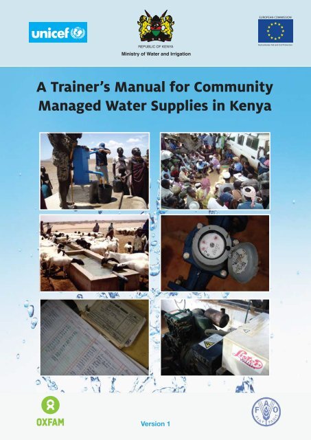 A TrainerÕs Manual for Community Managed Water Supplies in Kenya