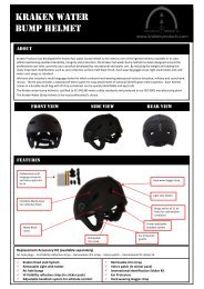 KRAKEN Water BUMP HELMET - MAE Group International, Inc.