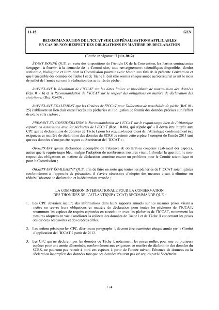 2013 recueil de recommandations de gestion et rÃ©solutions ... - Iccat